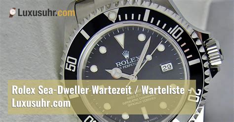 rolex warteliste schweiz|wartezeit rolex.